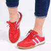 Madison Madi Ladies Fashion Sneaker - Red