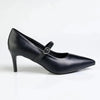 Madison Maggie Pointy Mary-Jane Court - Black