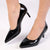 Madison Magnolia Court - Black Patent