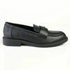 Madison Magnolia Loafer with Saddle - Black