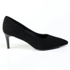 Madison Magnolia Pointy Toe Court - Black