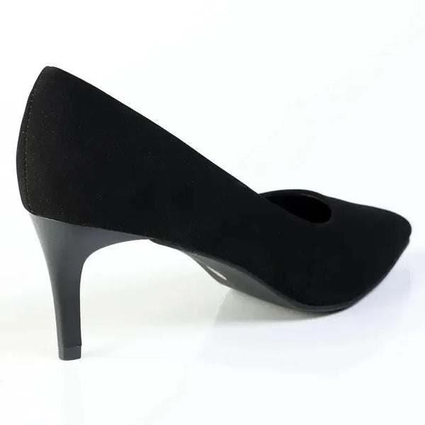 Madison Magnolia Pointy Toe Court - Black