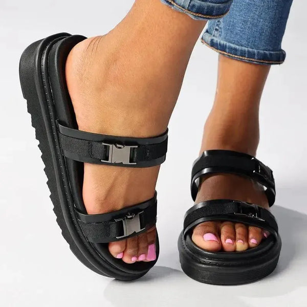 Madison Malanie Sandals - Black