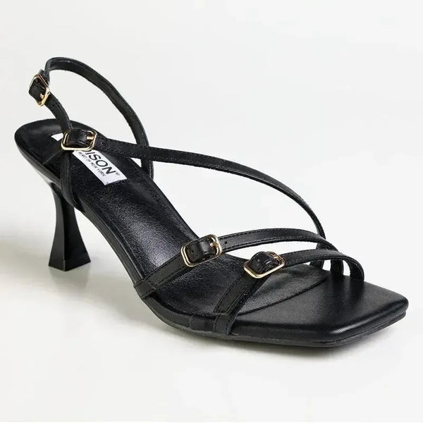 Madison Manon 2 Buckle Heel - Black