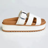 Madison Maple H-Bar Sandals - White