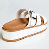 Madison Maple H-Bar Sandals - White