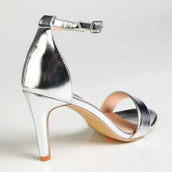 Madison Maren Classic Heel - Silver