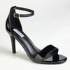 Madison Maren Heel Sandal - Black Patent