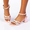 Madison Mariah Block Heel - Pink