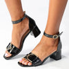 Madison Mariam D Trim Block Heel - Black