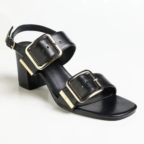 Madison Marilyn Block Heel - Black