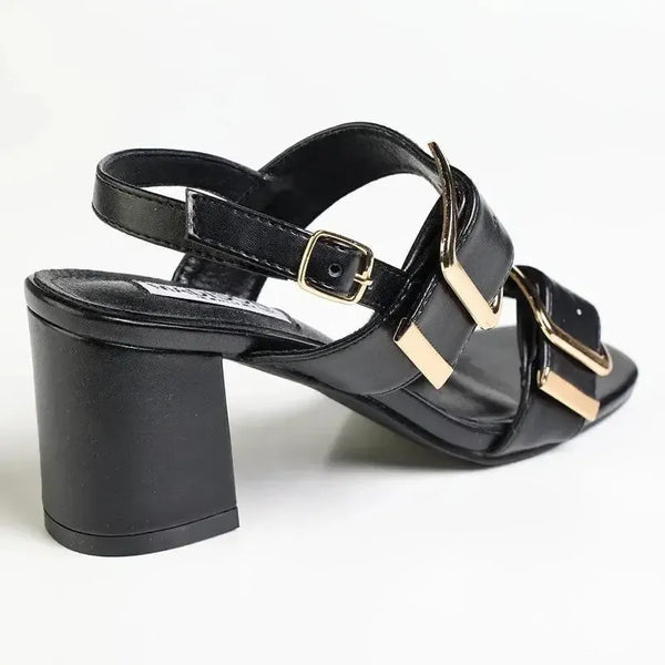 Madison Marilyn Block Heel - Black