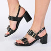 Madison Marilyn Block Heel - Black