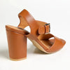 Madison Marin Block Heel - Tan