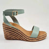 Madison Marion Espadrille Wedge Sandals - Light Sage