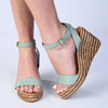 Madison Marion Espadrille Wedge Sandals - Light Sage