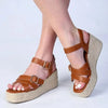 Madison Marissa Espadrille Wedge - Tan