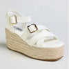 Madison Marissa Espadrille Wedge - White