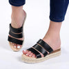 Madison Marlene Espadrille Sandal - Black