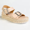 Madison Marlowe Espadrille Sandal - Nude