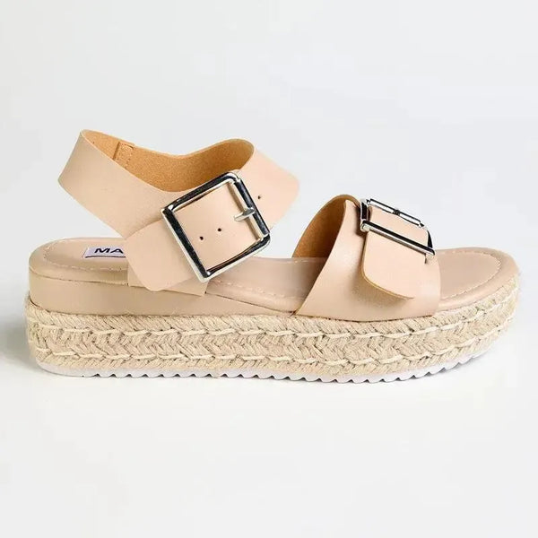 Madison Marlowe Espadrille Sandal - Nude