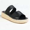 Madison Martha Espadrille Wedge - Black