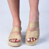 Madison Martha Espadrille Wedge - Tan