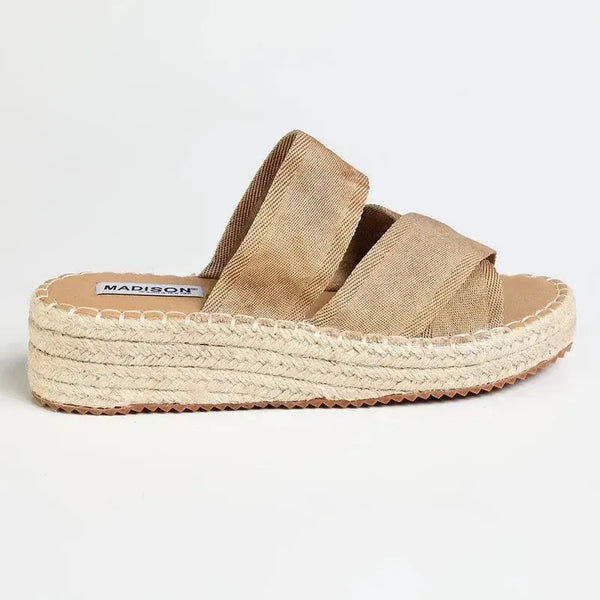 Madison Martha Wedge - Tan