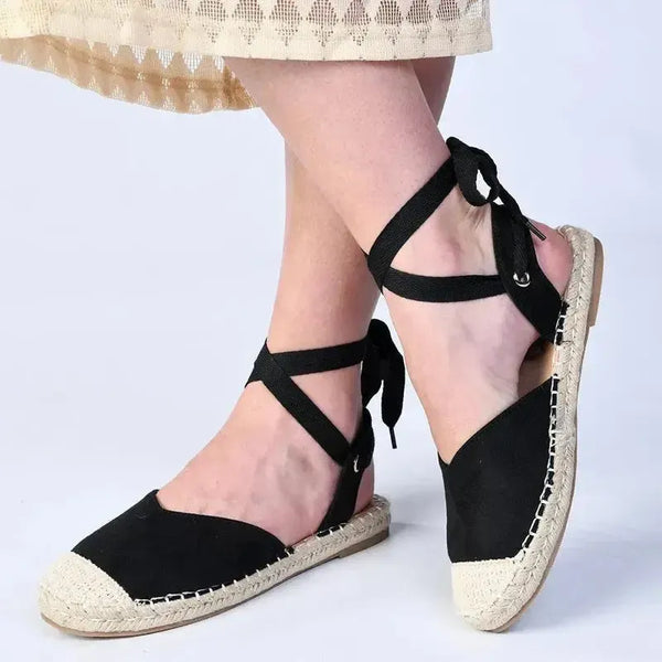 Madison Martini Flats - Black