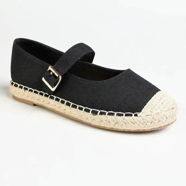 Madison Mary Espadrille Pump - Black