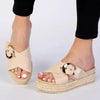 Madison Maven Cross Over Sandal - Nude