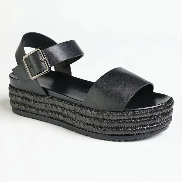 Madison Mavis Bandage Sandal - Black