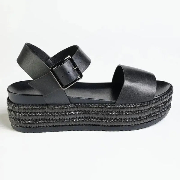 Madison Mavis Bandage Sandal - Black