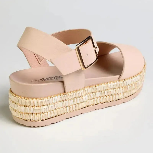 Madison Mavis Bandage Sandal - Nude