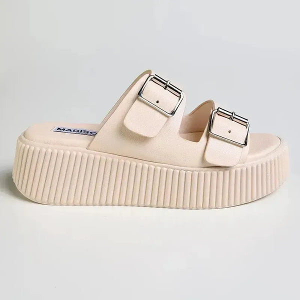 Madison Max Platfrom Sandal - Nude