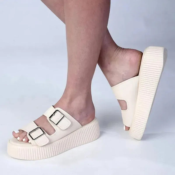 Madison Max Platfrom Sandal - Nude
