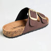 Madison May Double Buckle Sandal - Chocolate