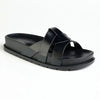 Madison Meadow Crossed Strap Sandal - Black