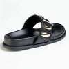 Madison Meeca Toe Loop Sandal - Black