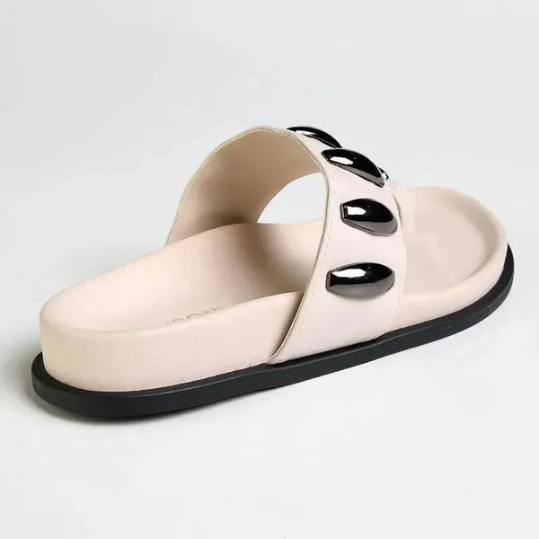 Madison Meeca Toe Loop Sandal - Off White