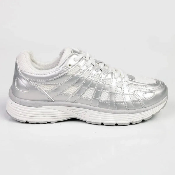 Madison Metallic Sneaker - Silver