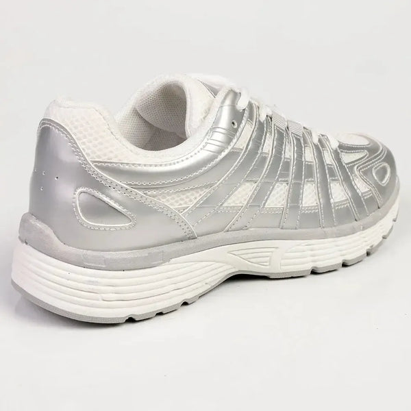 Madison Metallic Sneaker - Silver
