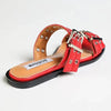 Madison Mia Push In Sandal - Red