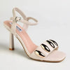 Madison Mila Oval Studded Sandal Heel - Off White