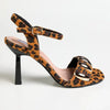 Madison Mila Oval Studded Sandal Heel - Print