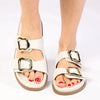 Madison Miller Footbed Sandal - Off White