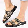 Madison Miller Footbed Sandal - Print