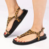 Madison Millie Trimmed Sandal - Print