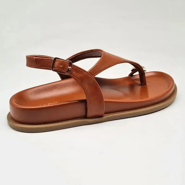 Madison Millie Trimmed Sandal - Tan