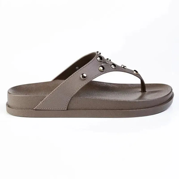 Madison Mitzi Thong Sandal - Olive